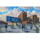 Plough Lane New Stadium 'Going to the Match' Fine Art Print - AFC Wimbledon